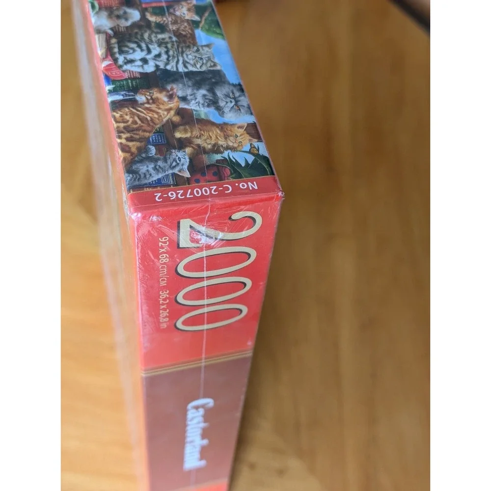 Castorland House of Cats 2000 Piece Jigsaw Puzzle Sealed NEW Books Kitty